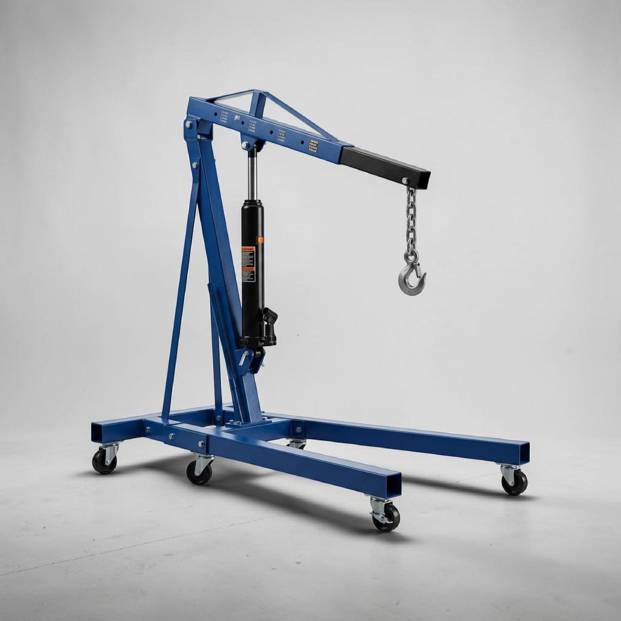 Grúa Hidráulica Plegable de 2 Toneladas (Pluma Elevadora de Motores) - Imagen 2