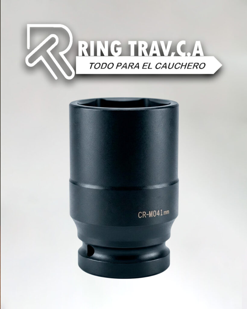 Dado de impacto 41mm de cromo-molibdeno para tuercas de camión y maquinaria pesada