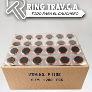 Parche P1108 para reparación de cauchos y cámaras vulcanizado en frío
