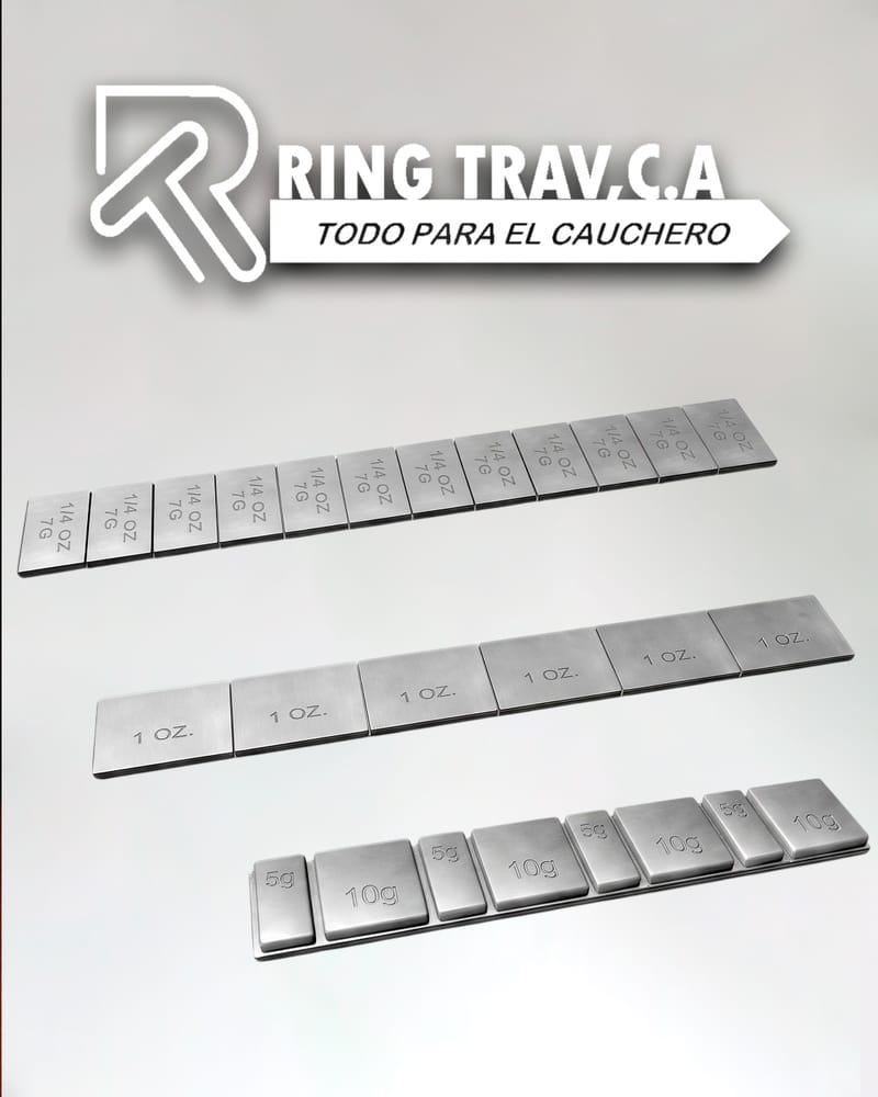 Contrapesos Plomo Adhesivos para Aro de Magnesio