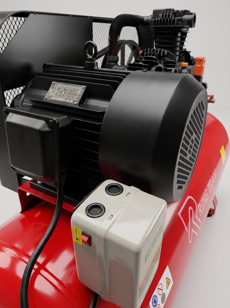 Motor trifásico 380V y caja de arrancador del Compresor de Aire Ringtrav