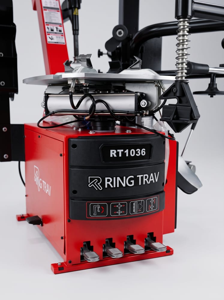Pedalera de control y base reforzada desmontadora Ring Trav RT1036